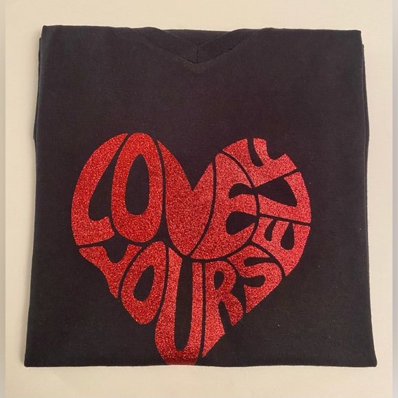 NEW! Love Yourself custom graphic tee - Picture 2 of 4
